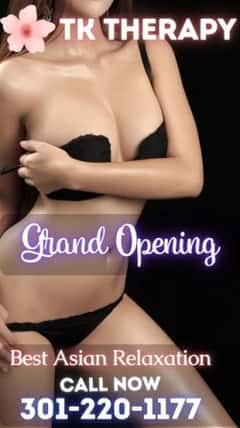 (301)220-1177 is ethnicity_asianandoffers nuru massages, asian massage, bodyrubs in Washington and available for service_location_bothon rubrankings ?? Welcome to TK Therapy: Your Oasis of Serenity ??Indulge in the ultimate relaxation experience at TK Therapy, where tranquility meets rejuvenation. Step into our serene sanctuary and embark on a journey to renew your mind, body, and spirit.Our skilled therapists are dedicated to providing you with personalized spa treatments tailored to your unique needs. Whether you seek relief from everyday stress, muscle tension, or simply desire a moment of blissful escape, we have the perfect solution for you.Discover the healing power of our luxurious spa services:✨ Massage Therapy: Let our expert massage therapists melt away your tension with a variety of techniques including Swedish, deep tissue, hot stone, and aromatherapy massages.✨ Body Treatments: Pamper yourself with our indulgent body scrubs, wraps, and masks, leaving your skin silky smooth and deeply nourished.At TK Therapy, we prioritize your comfort and satisfaction above all else. Relax and unwind in our tranquil atmosphere, where every detail is tailored to enhance your spa journey.Escape the hustle and bustle of daily life and treat yourself to the luxury you deserve at TK Therapy. Book your appointment today and embark on a path to rejuvenation and renewal. Your journey to wellness begins here.