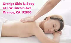 (657)224-7009 is ethnicity_asianandoffers nuru massages, asian massage, bodyrubs in Orange and available for service_location_incallon rubrankings Orange Skin & Body416 W Lincoln AveOrange, CA 92865657-224-7009   Traditional Thai Massage is a total body experience using compression, acupressure and passive stretching to relax muscles, ease tension and boost energy.Our Body Scrub treatment exfoliates dead skin cells using a combination of sea salt, essential oils and water to leave behind glowing, more youthful, hydrated skin.Table shower room is ideal for rinsing off oil & apricot scrub leaving your totally refreshed.  Facials are essential to retain good skin for a radiant look.  Men also need facials to prevent wrinkles and stay young looking.  Avoid that "tired look" with a refreshing facial today!  Call for appointment. Orange Skin & Body416 W Lincoln AveOrange, CA 92865657-224-7009   Traditional Thai Massage is a total body experience using compression, acupressure and passive stretching to relax muscles, ease tension and boost energy.Our Body Scrub treatment exfoliates dead skin cells using a combination of sea salt, essential oils and water to leave behind glowing, more youthful, hydrated skin.Table shower room is ideal for rinsing off oil & apricot scrub leaving your totally refreshed.  Facials are essential to retain good skin for a radiant look.  Men also need facials to prevent wrinkles and stay young looking.  Avoid that "tired look" with a refreshing facial today!  Call for appointment. 