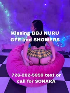 (726)202-5959 is ethnicity_Latinoandoffers nuru massages, asian massage, bodyrubs in Corpus Christi and available for service_location_bothon rubrankings Hey guys I’m Sonara 
Love to have fun no games ! I’m seeking mature gentleman over 28 who are not going to waste my time ! Hygiene is a must! Showers are available at my place and I would even shower with you! I’m open minded and down to earth ! I offer NURU GF services! NO Games No Cops No bs If you’re wanting to come spend time with me I just need you to give me a little bit of a heads up. That way I could prepare for you offer all inclusive rates no limitations no restrictions. Come pamper yourself with me. Let’s take a shower together if you have fetishes you have feet fetishes come kiss my feet you like DATY I will let you dine at my Y. I never say no I love to have fun. I’m upbeat and you will definitely be coming to see me again. I’m looking for a couple regulars because I’m planning to move to the area. 