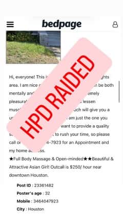 (346)404-7923 is ethnicity_asianandoffers nuru massages, asian massage, bodyrubs in Houston and available for service_location_bothon rubrankings Be careful coco just got raided! I was about to pull up to do a 4 hand with her at 12:00pm (today May 20, 2026) when I saw cop cars surrounded her house!!


If you have an eccie or ourhome2 account please post coco has been raided!!! 


346-404-7923 (DO NOT CALL!) 