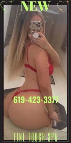 (619)423-3377 is ethnicity_otherandoffers nuru massages, asian massage, bodyrubs in San Diego and available for service_location_incallon rubrankings 🔶⬛ Fine Touch Spa ⬛🔶
🔶🔶 TABLE SHOWER 🔶🔶

Always Excellent Service & No Rush 

Amazing Skill A+ Service 

★ NURU STYLE ★— B TO B SLIDING

Don't waste your time! ❤ We are the best! ❤

Truly Amazing Full Body Pampering By Gorgeous Asian & Latina Staff ! 

What you see is what you get

⭐ We have new staff every week ⭐

TABLE SHOWER with EXTRA FUN EVERY CORNERS

FULL BODY RUB AND MORE FUN !!!

🔶🔶 CALL : 619-423-3377 🔶🔶

♣️OPEN 7 DAYS 9Am to 10Pm ♣️

✘ℴ Line Up ❤ New Girls ✘ℴ EVERYDAY‼️‼️‼️

⬛❤️—1515 Palm Ave # G, San Diego, CA 92154 —❤️⬛

—★—KILLER BODY WORK YOU WOULD NOT FORGET—★—