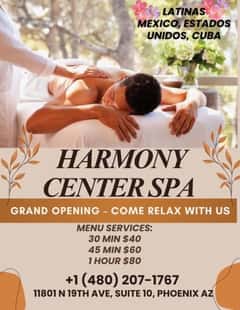 (480)207-1767 is 0andoffers nuru massages, asian massage, bodyrubs in Phoenix and available for service_location_bothon rubrankings Title
New therapist🌸
Body Type
Petite
Service Locations
Both
Description
Title
🎀🎀🎀harmony center spa🎀latinas🎀19th Avenue, be
Body Type
Curvy
Ethnicity
Latino
Service Locations
Both
Description
🎀🎀🎀🎀harmony center spa🎀🎀🎀🎀🎀🎀new new new 🎀🎀🎀19th Avenue, between Peoria and Cactus🎀🎀???gran opening ??Latinas✅ Grand opening!! 🌸🌺🌸🌺A place to relax. We’re located it at_ 11801 n 19 av suite 10 phoenix az 85029 …We offer foot massage, Reiki reflexology and Hot towel services. We have the best prices in Phoenix. Don’t forget to ask about our opening specials!! We respect your time, minute by minute. Come meet our new talented therapists: KAREN,CATALYNA,KEyRA,vIOLETA,ARIANA,KATY,NATY. (Mexico, Cuba, Venezuela). 30 min $50 💎💎💎45 min $60 1HR $80.✅✅✅✅✅✅ 🎀🎀🎀🎀🎀🎀 open Monday to Sunday 9 am to 10 pm 85029✅✅✅✅✅✅✅☎️480 207 1767☎️.
CONTACT DETAILS
Phone number
5206333484
Country
United States
State/Region/Province
Arizona
City
Phoenix
Location
11801 n 19 th av suite 10 phx az 85029
CONTACT DETAILS
Phone number
(480) 207-1767
Country
United States
State/Region/Province
Arizona
City