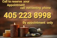 (405)223-8998 is ethnicity_Latinoandoffers nuru massages, asian massage, bodyrubs in Oklahoma City and available for service_location_incallon rubrankings Relaxation FOR MEN  BY APPOINTMENT ONLY ????Are you tired or just need to relieve stress? My massage is designed to help you relax And Unwind I am a expert in giving a very soothing experience I will provide you with impeccable customer service, high quality massage all sessions include sugar scrub body-wash relaxing music aromatherapy warm soothing Unscented gel/lotion hot towels hot stones Very comfortable & professional something you won’t Forget My energy is good I am very easy to get along with Im patient and kind all sessions are one on one uninterrupted full body treatments that will leave you relaxed my time is all yours from start to finish I assure my clients my full attention.By appt only..RelaxationDeep tissueReflexologySugar Scrub