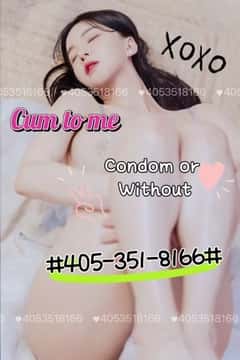 (405)351-8166 is ethnicity_asianandoffers nuru massages, asian massage, bodyrubs in Oklahoma City and available for service_location_incallon rubrankings  Hi Guys! Dont Missed Out!Sexy Asian Girls / Body to Body / Touch and Lick / GFE / Four Hand         8:00am to 1am midnight ( 7 Days )‼️SWEET && Curvy... can be EXTREMELY ADDICTIVE ALWAYS discreet, Clean && Drama Free‼️〓❣️〓TONGUES everywhere〓〓❣️〓360 ROTATION〓〓❣️〓G * F * E 〓〓❣️〓DUO SHOWER TOGETHER〓〓❣️〓TOUCHING〓〓❣️〓HOT B2B NURU MASSAGE〓〓❣️〓EVERYTHING YOU NEED IS HERE〓〓❣️〓4 HANDS SERVICE〓〓❣️〓HAPPY ENDING〓               ㊙️RELAX WITH BEAUTIFUL ASIAN STAFF MAGIC TOUCH㊙️YOUR #1 CHOICE. We Do Nice Bodywork For U & best service (MUST TRY !)㊙️CLEAN PRIVATE ROOMS㊙️Never RUSH!★☎️: 405-351-8166 or Text Me ☎️