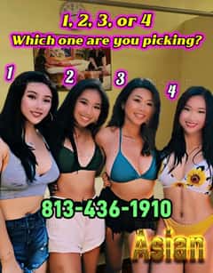 (813)436-1910 is ethnicity_asianandoffers nuru massages, asian massage, bodyrubs in Washington and available for service_location_incallon rubrankings 🍒🍒🍒Our 4 busty babe girls like all cocks. Figured that all cocks are worth a good blowjob all way deep to the throat.We would like to took our time to please all cheating man son of a bitch and give him our body to fuck about long behind us.🍒🍒🍒
🍒🍒🍒Their bodies are divine. 🍒🍒🍒

✨Crystal(me): 21yrs. 36D-22-34. 🔞➤➤➤I have a perfect ass and a landing strip leading to the puffy lips between legs. Go all wild banging me like mad from behind bobbing frantically while I am leaning on the table in a doggy style. Your POV on my nice round ass must be amazing. Please make your ejaculator work at 120 RPM without slowing down.🍆

✨✨Lee: 23yrs. 34C-22-34. 🔞➤➤➤She can give u footjob. You will resume your chemical romance on the bed where the busty slut is on top enjoying the mega ride of your rock-solid tool. Her drippy tits bounce following the rhythm of her cunt’s craving for more cock that reach the peak of sensation and make her cum.🍆

✨✨✨Linda:24yrs, 34D-25-36. 🔞➤➤➤She likes on the top in a cowgirl position where her tits could smack this MF’s face(Your are her MF) which was perfect for u to feast on the puffy nipples while drilling her snatch without mercy. 

✨✨✨✨Vivian: 22yrs,36D-27-38. 🔞➤➤➤She spread her butt chicks for deeper penetration coz she want to have orgasm. Please unload the jizz on her juicy tits, spreading your semen all over her tits with your cock.🍆

Come here. I Lick your cock👅, U fuck my pussy~813-436-1910