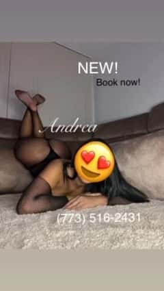 (773)516-2431 is ethnicity_Blackandoffers nuru massages, asian massage, bodyrubs in Chicago and available for service_location_incallon rubrankings I hope this message finds you well. My name is Andrea, I specialize in providing a body-to-body massage experience that is Very Sensual and intimate. My sessions are designed to create a safe and calming atmosphere, allowing you to relax and unwind.I take great pride in maintaining a ⭐️⭐️⭐️⭐️⭐️ rating and always ensure that my clients’ satisfaction is my top priority. If you’re interested, I can provide you with reviews from previous clients upon request.Please note that discretion is of utmost importance to me, and I always prioritize the privacy and confidentiality of my clients. As such, I require screening for all appointments.For your convenience, I accept payment through Cash, Cash App, and Zelle.-erotic massage-vip sessions upon request-amazing ambiance-5 star reviews-no video chat Standard Rates$200 Hhr VIP$300 Hr VIP $160 hhr sensual full body Sensual Massage If you have any further questions or would like to schedule a session, please feel free to reach out to me at 773-516-2431 Thank you for considering my services, and I look forward to the opportunity of providing you with a truly relaxing and enjoyable massage experience.Warm regards,Andrea