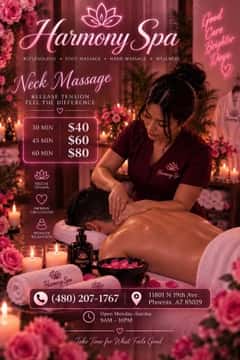 (480)207-1767 is ethnicity_Latinoandoffers nuru massages, asian massage, bodyrubs in Phoenix and available for service_location_bothon rubrankings Type
Petite
Ethnicity
Latino
Service Locations
Both
Description
Type
Petite
Ethnicity
Latino
Service Locations
Both
Description
Type
Petite
Ethnicity
Black
Service Locations
Both
Description
Type
Petite
Ethnicity
Latino
Service Locations
Incall
Description
🌸 Harmony Center Spa 🌸
📍 Glendale, Arizona

✨ Reflexology • Foot Massage • Hand Massage ✨

💖 Bilingual Staff (English & Spanish) – Yes, We Speak English! 😊
🇲🇽 Mexican • 🇬🇹 Guatemalan • 🇨🇺 Cuban • 🇪🇸 Spanish • 🇺🇸 American

🎉 Under New Management & With New Staff! 🎉

Visit us and enjoy a relaxing experience with our professional team! Come have the best session of your life 💞 you won’t regret it!

🎀 Our Top Therapists: Accurate Fotos ✔️
• Catalina
• Karen
• Katy
• Zaya
• Keyra
• Ari
• Bella
• Violeta

✔ Clean Towels
✔ Hot Stones
✔ Fragrance-Free Organic Oils
✔ No Appointment Necessary

💆‍♀️ Prices:
• 30 Minutes — $40
• 45 Minutes — $60
• 60 Minutes — $80
Tips more than appreciated 🥰

📍 Harmony Center Spa – Glendale, Arizona
📞 Call: (480) 207-1767

✨ Relax, recharge, and enjoy the care you deserve. ✨

Walk-Ins Welcome • No Appointment Needed 😊 Open Monday-Sunday (9am-10pm)
☎️ Everyone Is Welcome! 💖
Address: 11801 N 19th Ave.
Phoenix, AZ 85029
CASH ONLY ATM ON SITE✔️✔️✔️✔️✔️
CONTACT DETAILS
Phone number
(520) 633-3484
Country
United States
State/Region/Province
Arizona
City
Phoenix
CONTACT DETAILS
Phone number
(480) 207-1767
Country
United States
State/Region/Province
Arizona
City
CONTACT DETAILS
Phone number
(480) 207-1767
Country
United States
State/Region/Province
Arizona
City
CONTACT DETAILS
Phone number
(480) 207-1767
Country
United States
State/Region/Province
Arizona
City