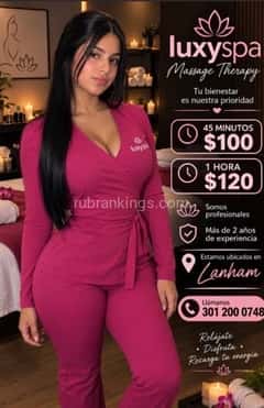 (410)220-8040 is ethnicity_Latinoandoffers nuru massages, asian massage, bodyrubs in Baltimore and available for service_location_bothon rubrankings 💆‍♀️✨ LUXYSPA – YOUR MOMENT OF RELAXATION! ✨💆‍♀️
🌸 Feeling stressed, tired, or in need of some time for yourself? 🌸
Take a break from your busy day and treat yourself to a relaxing massage experience at LUXYSPA! 💖
✨ Relax your body and mind.
🌿 Enjoy a peaceful and welcoming atmosphere.
💆‍♀️ Personalized attention focused on your comfort and well-being.
💕 Because you deserve a moment just for YOU!
📍 Location: Lanham, Maryland
🗓️ Monday to Sunday
⏰ Hours: 10 AM – 8 PM
📲 Call or text to book your appointment:
410-220-8040
🌷 YOU DESERVE TO RELAX! 🌷
✨ Let go of the stress, take a deep breath, and give yourself the care you deserve.
💕 LUXYSPA — Relax, Recharge & Feel Your Best! 💕