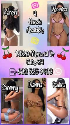 (832)525-0483 is ethnicity_Latinoandoffers nuru massages, asian massage, bodyrubs in Houston and available for service_location_incallon rubrankings 📍 Energy Corridor
14520 Memorial Dr. 
(Calliope Shopping Center)

30 min $100 | 60 min $120 | 90 min $180

💚 Cash preferred
💳 Cards accepted (+$5 processing fee, no tips on card)
✅Zelle, ApplePay 

✨ Services and special requests are discussed in person (may incur an additional charge)