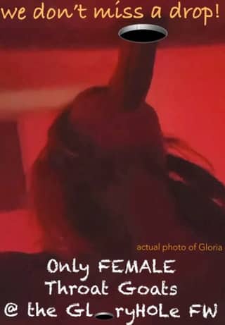 Monday mayhem w/THR0AT G0AT in town@ GLORYHoLeFW