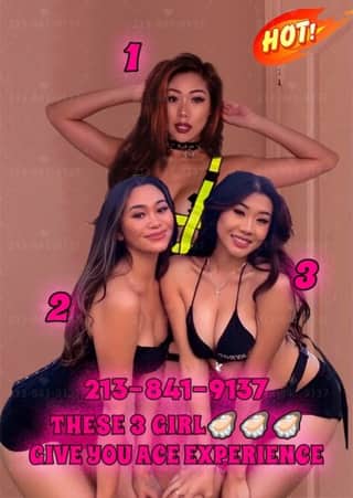 3 slut!🐱Shoot them with penis🍒💨💨🍒213-841-9137