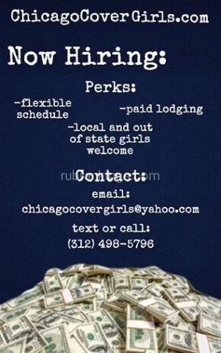 (312)498-5796 is otherand offers nuru massages, asian massage, bodyrubs in Reno and available for both on rubrankings Come work in Chicago with us!!-travel cost contributions -safety screening and advertising provided -daily compensation -reliable clientele -referral bonuses 