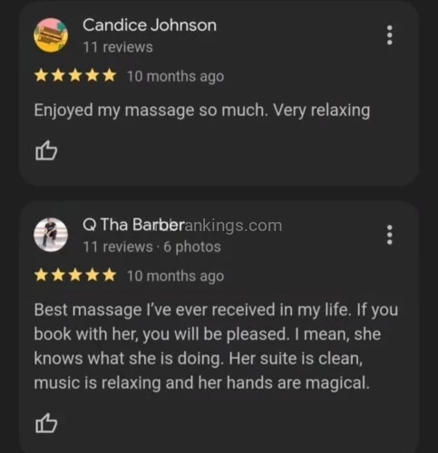 Boston BodyRubs Offered By (229)291-5576 | Bodyrubs (229)291-5576 is Blackand offers nuru massages, asian massage, bodyrubs in Boston and available for both on rubrankings My Name Is Jane Lydia I give a therapeutic and intuitive style of massage to encourage deep relaxation, release tension and stress and bring ease within mind & body. Holistic massage incorporates slow rhythmical strokes with gentle movement and stretches, acupressure and deep tissue techniques depending on what feels right for you.
Each massage is tailored to support your well-being and how you feel on the day, depending on your treatment length, choose to focus on areas that need a little more tle or enjoy a full body treatment.
*Shower and fresh towels available!
?My MASSAGE service includes
Swedish massage,Thai massage
Sports massage,Reflexology
Deep tissue massage,Shiasu massage
Nuru massage,Lymphatic drainage massage
✔, Neck/Back Rub Relief, Sensual Pleasure/Pressure Points, Hands/Feet Rub, Sensual/Therapeutic Mix,
+1(229) 291-5576