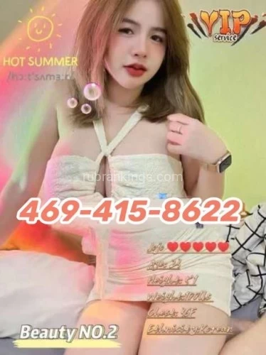 (469)415-8622 is asianand offers nuru massages, asian massage, bodyrubs in Dallas and available for incall on rubrankings ❤I am cute petite asian playmate,as REAL as my pictures even better in person。 Tr6ue beauty who knows just what you need to take your breath away ♥️Your time with me is Never Rushed. Satisfaction is Guaranteed. Let us melt All Of Your Stress away , With Total Relaxation...And FUN ❤️We do exotic Body to body massage ,great girlfriend experience, deep French kissing , blow Job without condom, cim , rimming , Sucking, KISS , licking ,69 , Daty.. Hot hot hot ! Horny cats here waiting for you ! What are you waiting for , we are here for you , buzz us anytime when your are free, come over and let us spoil you! we are your secret lover ....