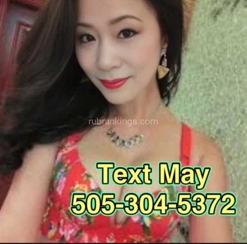 (505)304-5372 is asianand offers nuru massages, asian massage, bodyrubs in Albuquerque and available for incall on rubrankings 🔷🔷May massage 🛑🛑🔷 🛑🛑🔷🔷May massage 🛑🛑🔷  New Asian Massage
〓〓Come Enjoy with Great Massage〓〓
 〓〓Our massage can relax your body〓〓
 〓〓There's the best massage here〓〓 
〓〓Your stress will go away.〓〓 
〓〓Deep Tissue/ Swedish/ Acupressure/ Full body Massage〓〓
💜💜💜Clean and beautiful environment 💜💜💜
💜💜Best service, professional massage technician💜💜
💙💚💛💜Soft sweet smooth skin💚💛💜💗
💙💚💛💜100% fun and open minded💚💛💜💗
💙💚💛💜Excellent service with mutual touching💚💛💜💗
Our Rate:
 💛💜30 min $40.00 
💛💜60 min $60.00 
💛💜20mins scrub and wash $30.00
 💛💜location: Alameda & Coors, Albuquerque NM
Open 9:00am-9:00pm everyday  
💛💜Call me or Text me for appointment: 5053045372
💛💜massage by May . appointment Only. thanks and see you soon