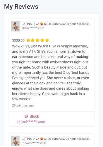 Nashville BodyRubs Offered By (206)420-5071 | Bodyrubs (206)420-5071 is Latinoand offers nuru massages, asian massage, bodyrubs in Nashville and available for incall on rubrankings Hello Gentlemen!!!
Name is diva 8+ years experience on touch therapy I have a lot of repetitive clients come see why. Available Monday- Friday 9am- 6pm or later depending how busy i get. Please don't hesitate to call or text to set up an appointment. Hope to see you guys soon
*****PRICES*****
30MIN $160
45MIN $180
60MIN $200
75MIN $260
90MIN $320
2HOUR $600
** Tips are separate **
Gentlemen please be respectful at all time thanks see you soon ?
*** I DO NOT PROVIDE ANY ILLEGAL SERVICES AT ANYTIME. NO LMT ON SITE ***