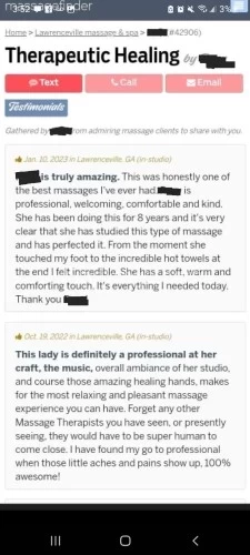 (678)586-0226 is Latinoand offers nuru massages, asian massage, bodyrubs in Atlanta and available for incall on rubrankings AVAILABLITY -- 9AM - 5PM
INCALL IN LAWRENCEVILLE 



I'm SKY, Certified Latina Therapist offering Therapeutic Massage, Tantric Lingam Massage, B2B/NURU, Mutual Massage, Prostate Massage add-on, Reiki Energy Healing Therapy, Meditation sessions.


💫Discreet/Private Office location 
💫No Rush Sessions
💫QV • 30 MINS • 60 MINS 
💫Hot Coconut Oil
💫Hot Towels 
💫Relaxing Atomsphere
💫Clean Environment & Fresh Linen


📅AVAILABLITY
 MON - SAT | 9AM - 5PM


*Outcall Travel Fee: $30*

ACCEPTED:
Cash, Cashapp, Zelle