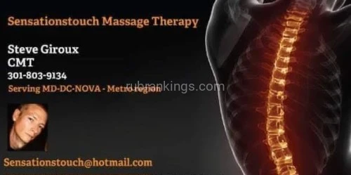 Washington BodyRubs Offered By (301)803-9134 | Bodyrubs (301)803-9134 is Mixedand offers nuru massages, asian massage, bodyrubs in Washington and available for both on rubrankings Hello,
I am a Skilled, trained and recommended Massage Therapist. I am 6'3, 40s, mixed White-mixed male. I'm Drug and Disease free tested recently on 2-10-26. I have blue eyes, attractive. I'm in great shape with strong hands for your body's needs.
Why go to someone clinical, cold with no humanity or without any life experience? When you can explore and be explored and have a full body massage with a trained, experienced CMT with 19 years.
Can host or travel locally in the DC area.
Most popular Massage Styles Available:
- Therapeutic
- Sports Therapy w/stretching
- Swedish Massage
- 4 hands Massage with me and my female partner.
- Sensual Massage
- Yoni Massage for women
Or a combination of 3 styles mentioned above.
Thanks, and let me know if you wish to schedule.
Steve Giroux
CMT
sensationstouch@hotmail.com
