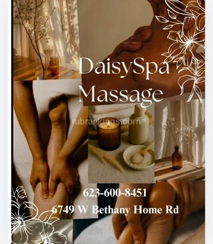 (623)600-8451 is 0and offers nuru massages, asian massage, bodyrubs in Phoenix and available for both on rubrankings Title
MAGUI,KEYRA,KAREN
Body Type
Petite
Ethnicity
Latino
Service Locations
Both
Description
Title
☀️Daisy spa☀️67 Bethany ☀️Karen,KATA,Nahomi☀️
Body Type
Petite
Ethnicity
Latino
Service Locations
Incall
Description
Title
??Daisy spa new staff?latinas?67 and bethany
Body Type
Athletic
Ethnicity
Latino
Service Locations
Both
Description
Title
???daisy spa?latinas?new staff ?67 and Bethany ?
Body Type
Curvy
Ethnicity
Latino
Service Locations
Both
Description
????daisy spa??New manager and new personnel ?come and relax with reasonable prices special every day we respect minute by minute of your time our staff is very professional with great talent in their hands come and check it out Ready to give you ߦ˰ߦ The best session of his life ߦ˰ߦ We, our clients, and treat them to the best of our standards

?????????????????????????

We offer table showers

Aromatherapy

Clean bedding

Organic and fragrance-free oils / lotions

Relaxing environment



Reflexology rates

30 minutes $ 40.00

45 minutes $ 60.00

1 hour $ 80

????Tips are appreciated ???



We accept walk-ins and appointments☺

Open from Monday to Sunday

(From 9 a.m. to 10 p.m.)





• Phone : 6236008451



• Location : 6749 w Bethany home rd #103 glendale az zip85303
CONTACT DETAILS
Phone number
(623) 600-8451
Country
United States
State/Region/Province
Arizona
City
Phoenix
Location
6749 w Bethany home rd#103 Glendale az 85303
CONTACT DETAILS
Phone number
(623) 600-8451
Country
United States
State/Region/Province
Arizona
City
Phoenix
Location
6749 w bethany home rd #103 Glendale az 85303
CONTACT