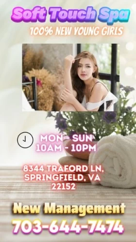 Washington BodyRubs Offered By (703)644-7474 | Bodyrubs (703)644-7474 is asianand offers nuru massages, asian massage, bodyrubs in Washington and available for both on rubrankings HOURS
MONDAY - SUN
10AM - 10 PM
LOCATION
8344 Traford Ln, Springfield, VA 22152
PHONE
(703) 644-7474
Revitalize Your Body and Mind with Our Asian Body Rub Massages
•Let our skilled therapists revitalize your body and mind with our body rub massages
•Benefit from the therapeutic effects of ancient Asian massage techniques, designed to reduce stress and tension
•Enjoy our luxurious and peaceful spa environment, designed to promote relaxation and rejuvenation
•Choose from a variety of massage techniques, including Thai, Shiatsu, and Reflexology, tailored to your specific needs
• Our Asian-inspired massages will leave you feeling energized, rejuvenated, and renewed
• Book now and experience the ultimate in relaxation and rejuvenation for your body and mind.