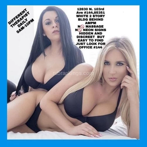(623)444-6332 is Mixedand offers nuru massages, asian massage, bodyrubs in Phoenix and available for incall on rubrankings Grand Opening-Secret SpaSafe-Discreet-Stress FreeStop By Here!Relax with UsLet me unload your  up stress!You will be in complete BlissNo muscle will be missedAvailable 9am-10pm.$60 (cash only) basic bodywork(Add'l treatments=add'l fees)Loop 101 peoria❌1**2**6**3**0 (N) 103rd Ave❌ Office (#144)❌Easy to findNo Massage/Neon Signs