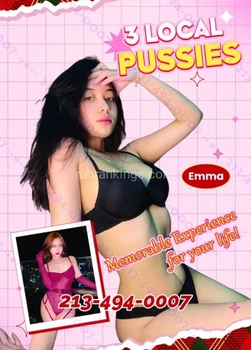 Washington BodyRubs Offered By (213)494-0007 | Bodyrubs (213)494-0007 is asianand offers nuru massages, asian massage, bodyrubs in Washington and available for incall on rubrankings SEX BOMB!!BUSTY!!HOT BODY!YOUR DREAM LADY WAITING YOU!! BEST GIRLFRIEND EXPERIENCE! very hot beautiful lady who has body of a goddess, the face of a lascivious angel, and the mind of a very, very naughty girl.
Emma: 💥I am friendly, take care well and talkative person. I can speak English fluently. I love to have good sex with nice attitude person. Im 100%💥
Mia: 💥I can do kissing, sucking without condom, fingering, licking my pussy, sex toy and hard sex. I love to do girlfriend experiences. I’m good at massage as well. You will love it ðŸ¤ðŸ¤
Ava: 💥You can come here to have an experience with me, a Korean girl! I was born in 1999 and am 26 years old this year! I do not have much experience in Sex, but I guarantee I can give you the best experience that you can be satisfied🔥🔥🔥
We know how to give you maximum pleasure!213-494-0007