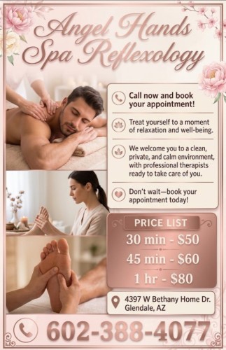 (602)388-4077 is Latinoand offers nuru massages, asian massage, bodyrubs in Phoenix and available for incall on rubrankings NEW 🪷GRAND🪷🪷 OPEN 🎀🎀Clean and NEW.discreet place 🌸come relax 🌹🌹💯👌your time is respected minute by minute🍓🍓🎀 ask about the specials we give you free shower🍡🍑🍑 we are taking orders we have 30 minutes for 50■ 45 minutes for 60 one hour for 80 🪷🪷 ..🍒🌸🌸you are served by dulce lila kenia at taking orders🍑if you are looking for a place to relax and pamper yourself in good hands  llama al 4809751194