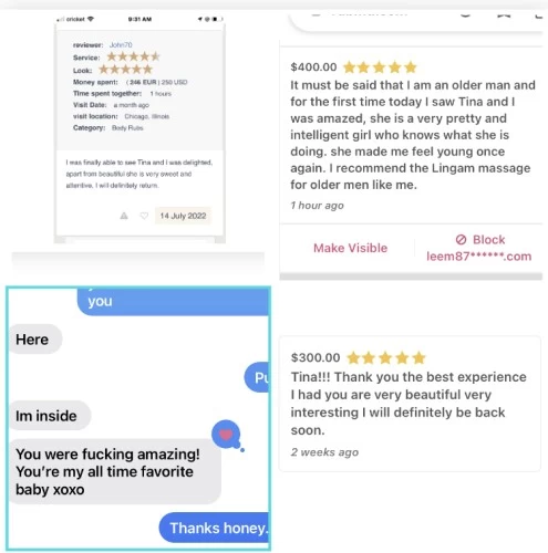(708)835-2106 is Latinoand offers nuru massages, asian massage, bodyrubs in Chicago and available for incall on rubrankings Hi. I'm Tina Please if you want to make an appointment, let me know what time?Your name:Nationality and age. Thanks.$200Deep tissue massage Swedish massage Regular massage Milking table included (Bikini massages)$250hrProstate massage(Toys are available)Milking table is included.BTB massage MSOG  Shower available (Bikini, topples, nude)$300hrNuru massage Milking table.(costumes)Prostate massage or any kind of massage do you want) you can massage me too. Easy parking.ONLY CASH Please no google calls.No private callsNo alternative numbersNo explicit questions.No show will be blocked.