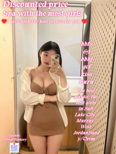 Salt lake city BodyRubs Offered By (385)220-7077 | Bodyrubs (385)220-7077 is Mixedand offers nuru massages, asian massage, bodyrubs in Salt lake city and available for incall on rubrankings In Salt Lake City/Murray, you will receive the best service. There are four hands,free shower.bbfs If you come.
New opening & spas & asian girls come and enjoy our reflexology
If we're cutting right to the chase, yes, this place definitely offers direct sexual services.
No need for flirting, movies, dinner, or any of the usual preliminaries.
You meet, get the best service and warm here and then go home satisfactorily~ It's that simple!
Great bang for your buck!
We have the best asian Vip 69 B2b Fs Bbj Bb*s Cim Cob Cof Dfk Dt gfe 4 Nuru Pse Sf2 Wf 4 hand
Opening hours:
Monday - to Sunday open 8am to 12.30am
Address:
Salt Lake City
Murray
Holladay
Ogden
Orem
Don't worry about the distance. I still have many sisters nearby.
All the rooms are very clean and quality and the top of the service for all gentlemen
I'm the perfect companion for the who wants more. As I Always give my undivided attention and time to my admirers.
Appointment:385-220-7077
Telegram ID:@AngelBroker9(The only telegram number)
I will book the best service for you.
Honest operation has always been my principle. There is no deception and no deposit.
!!!Cautionary Notice: If you encounter situations involving deposits/advance payments or gift cards, it is definitely a scam.
Please do not fall victim to such schemes!!!
Remember my contact information