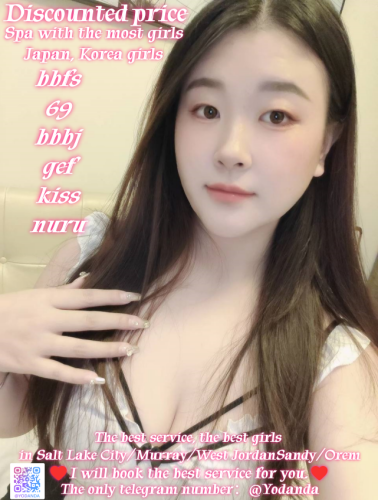 (385)220-7077 is Mixedand offers nuru massages, asian massage, bodyrubs in Salt lake city and available for incall on rubrankings In Salt Lake City/Murray, you will receive the best service. There are four hands,free shower.bbfs If you come.
New opening & spas & asian girls come and enjoy our reflexology
If we're cutting right to the chase, yes, this place definitely offers direct sexual services.
No need for flirting, movies, dinner, or any of the usual preliminaries. 
You meet, get the best service and warm here and then go home satisfactorily~ It's that simple!
Great bang for your buck!
We have the best asian Vip 69 B2b Fs Bbj Bb*s Cim Cob Cof Dfk Dt gfe 4 Nuru Pse Sf2 Wf 4 hand
Opening hours:
Monday - to Sunday open 8am to 12.30am
Address：
Salt Lake City
Millcreek
Murray
Holladay
Ogden
Orem
Don't worry about the distance. I still have many sisters nearby.
All the rooms are very clean and quality and the top of the service for all gentlemen
I'm the perfect companion for the who wants more. As I Always give my undivided attention and time to my admirers.
Appointment：385-220-7077
Telegram ID：@Yodanda（The only telegram number）
I will book the best service for you.
Honest operation has always been my principle. There is no deception and no deposit. 
!!!Cautionary Notice: If you encounter situations involving deposits/advance payments or gift cards, it is definitely a scam.
Please do not fall victim to such schemes!!!
Remember my contact information