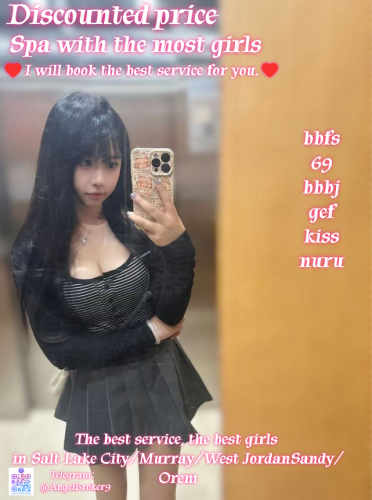 Salt lake city BodyRubs Offered By (385)220-7077 | Bodyrubs (385)220-7077 is Mixedand offers nuru massages, asian massage, bodyrubs in Salt lake city and available for incall on rubrankings In Salt Lake City/Murray, you will receive the best service. There are four hands,free shower.bbfs If you come.
New opening & spas & asian girls come and enjoy our reflexology
If we're cutting right to the chase, yes, this place definitely offers direct sexual services.
No need for flirting, movies, dinner, or any of the usual preliminaries.
You meet, get the best service and warm here and then go home satisfactorily~ It's that simple!
Great bang for your buck!
We have the best asian Vip 69 B2b Fs Bbj Bb*s Cim Cob Cof Dfk Dt gfe 4 Nuru Pse Sf2 Wf 4 hand
Opening hours:
Monday - to Sunday open 8am to 12.30am
Address:
Salt Lake City
Murray
Holladay
Ogden
Orem
Don't worry about the distance. I still have many sisters nearby.
All the rooms are very clean and quality and the top of the service for all gentlemen
I'm the perfect companion for the who wants more. As I Always give my undivided attention and time to my admirers.
Appointment:385-220-7077
Telegram ID:@AngelBroker9(The only telegram number)
I will book the best service for you.
Honest operation has always been my principle. There is no deception and no deposit.
!!!Cautionary Notice: If you encounter situations involving deposits/advance payments or gift cards, it is definitely a scam.
Please do not fall victim to such schemes!!!
Remember my contact information