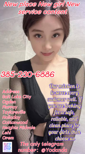Salt lake city BodyRubs Offered By (385)230-6886 | Bodyrubs (385)230-6886 is asianand offers nuru massages, asian massage, bodyrubs in Salt lake city and available for incall on rubrankings New place, New girl, New service content
New Japan, Korea girls you can choose !
Gentlemen, thank you for reading my advertisement.
We have just opened 3 new spa centers. The new staff members have different styles and an open-minded attitude.
Provide the services you desire. Affordable price, clearly marked prices, no extra tips
Vip kiss 69 B2b Fs Bbj Bb*s Cim Cob Cof Dfk Dt gfe 4 Nuru Pse Sf2 Wf Lick
Our girls are scattered throughout various parts of UT.
We will arrange the most convenient route for you so that you can have a pleasant time with these girls smoothly.
Business hours: 8 am - 12:30 am
Telephone:385-230-6886
Address
Salt Lake City
Murray
Taylorsville
Holladay
Millcreek
Midvale
Ogden
Orem
Telegram ID:@Yodanda(The only telegram number)
!!!Cautionary Notice: If you encounter situations involving deposits/advance payments or gift cards, it is definitely a scam.
Please do not fall victim to such schemes!!!
