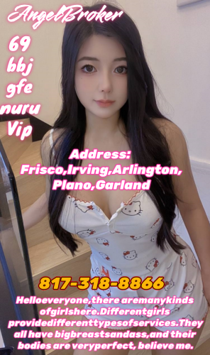 (817)318-8866 is asianand offers nuru massages, asian massage, bodyrubs in Dallas and available for incall on rubrankings Grand opening ！Eight-deal discount！
SHE Spa Massage Welcome to my service
We attach great importance to customer experience, understand their needs, strictly require girls to receive training, and can provide
Offer special promotions.
I will book the best service for you.believe me!
New girls arrives 100% BBBJ Meet quality relaxation More choices!
No tips are charged! No additional charges!Spend less money and enjoy the best service.
Unique massage techniques bring you the most comfortable stress relief and physical disease treatment
Vip b2b nuru 69 gfe fs b*j b*fs Massage /100% Safe Fresh Clean Discreet Playful & Open Minded
Open：8am-12am
City ：Dallas
Address：Frisco,Irving,Arlington,Plano,Garland
Appointment：817-318-8866
We are a chain organization dedicated to meeting the needs, ensuring safety and protecting the rights of every customer.
Please contact me to find the nearest business location to your location.
!!!Cautionary Notice: If you encounter situations involving deposits/advance payments or gift cards, it is definitely a scam.
Please do not fall victim to such schemes!!!
Remember my contact information!