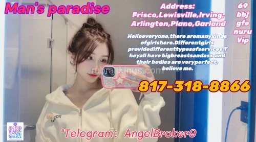 Dallas BodyRubs Offered By (817)318-8866 | Bodyrubs (817)318-8866 is asianand offers nuru massages, asian massage, bodyrubs in Dallas and available for incall on rubrankings Grand opening !Eight-deal discount!
SHE Spa Massage Welcome to my service
We attach great importance to customer experience, understand their needs, strictly require girls to receive training, and can provide
Offer special promotions.
I will book the best service for you.believe me!
New girls arrives 100% BBBJ Meet quality relaxation More choices!
No tips are charged! No additional charges!Spend less money and enjoy the best service.
Unique massage techniques bring you the most comfortable stress relief and physical disease treatment
Vip b2b nuru 69 gfe fs b*j b*fs Massage /100% Safe Fresh Clean Discreet Playful & Open Minded
Open:8am-12am
City :Dallas
Address:Frisco,Irving,Arlington,Plano,Garland
Appointment:817-318-8866
Telegram:@AngelBroker9(The only telegram number)
We are a chain organization dedicated to meeting the needs, ensuring safety and protecting the rights of every customer.
Please contact me to find the nearest business location to your location.
!!!Cautionary Notice: If you encounter situations involving deposits/advance payments or gift cards, it is definitely a scam.
Please do not fall victim to such schemes!!!
Remember my contact information!