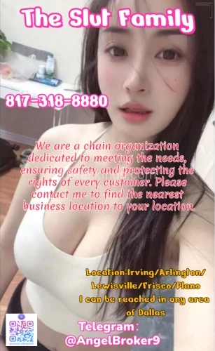 Dallas BodyRubs Offered By (817)318-8880 | Bodyrubs (817)318-8880 is asianand offers nuru massages, asian massage, bodyrubs in Dallas and available for incall on rubrankings Grand opening
Best Girl Spa Massage Welcome to my service.You will receive the best service.
We attach great importance to customer experience, understand their needs, strictly require girls to receive training, and can provide
Offer special promotions.
New girls arrives 100% BBBJ Meet quality relaxation More choices!
You meet, get the best service and warm here and then go home satisfactorily~ It's that simple!
No tips are charged! No additional charges.!Spend less money and enjoy the best service.
Unique massage techniques bring you the most comfortable stress relief and physical disease treatment
100% Safe Fresh Clean Discreet Playful & Open Minded
Vip b2b nuru 69 gfe fs b*j b*fs Massage
Open:8am-12am
City :Dallas
Address:Highland Village Irving Arlington Frisco Plano Garland
Appointment:817-318-8880
Telegram:AngelBroker9(The only telegram number)
Don't worry about the distance. I still have many sisters nearby.
Girls has regular physical examinations to ensure her good health and absence of any diseases.
!!!Cautionary Notice: If you encounter situations involving deposits/advance payments or gift cards, it is definitely a scam.
Please do not fall victim to such schemes!!!
Remember my contact information