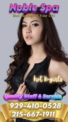 Philadelphia BodyRubs Offered By (929)410-0528 | Bodyrubs (929)410-0528 is asianand offers nuru massages, asian massage, bodyrubs in Philadelphia and available for incall on rubrankings Noble Spa
(929) 410-0528
(215) 667-1911
? Step into the world of ultimate relaxation and sophistication at Noble Spa, designed to provide an amazing experience for modern people who seek the best ??
? Our highly skilled therapists are experts in rejuvenation and take care of the specific needs ?⚕️✨
? Treat yourself to invigorating treatments and revitalizing massages that will awaken your senses and make you feel amazing ??♂️
? Immerse yourself in a relaxing atmosphere that radiates relaxation with soothing music and captivating scents ??
?♂️ Leave your worries behind as our personalized therapies and rituals melt away stress and tension ⛅️
? Experience the incredible benefits of our unique techniques, pampering yourself with a touch of luxury and self-care ✨?
? Recharge your energy and embrace a renewed sense of vitality, finding balance and confidence ?⚡
? Discover the secrets of exclusive wellness traditions, carefully tailored to enhance the well-being ??
? Embark on an extraordinary journey of relaxation and indulgence at Noble Spa, where every moment is designed to make you feel incredible ??♂️