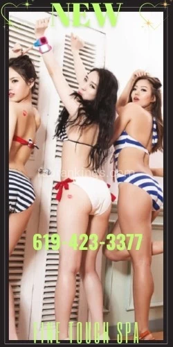 (619)423-3377 is otherand offers nuru massages, asian massage, bodyrubs in San diego and available for incall on rubrankings 🔶⬛ Fine Touch Spa ⬛🔶
🔶🔶 TABLE SHOWER 🔶🔶

Always Excellent Service & No Rush 

Amazing Skill A+ Service 

★ NURU STYLE ★— B TO B SLIDING

Don't waste your time! ❤ We are the best! ❤

Truly Amazing Full Body Pampering By Gorgeous Asian & Latina Staff ! 

What you see is what you get

⭐ We have new staff every week ⭐

TABLE SHOWER with EXTRA FUN EVERY CORNERS

FULL BODY RUB AND MORE FUN !!!

🔶🔶 CALL : 619-423-3377 🔶🔶

♣️OPEN 7 DAYS 9Am to 10Pm ♣️

✘ℴ Line Up ❤ New Girls ✘ℴ EVERYDAY‼️‼️‼️

⬛❤️—1515 Palm Ave # G, San Diego, CA 92154 —❤️⬛

—★—KILLER BODY WORK YOU WOULD NOT FORGET—★—