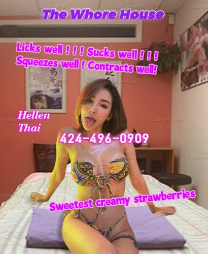 (424)496-0909 is asianand offers nuru massages, asian massage, bodyrubs in Orlando and available for incall on rubrankings Bonjour garçon fort~Five new whores in different shapes and styles,you will not find unequalled beauty like us.

Gift ①: Hot Pussy 💨Alexia, 22yrs, Korean, 34C-27-37
Alexia is cutiest,very lovely and naughty!Always looking for  Sugar Daddy  love.Her pussy lips as warm as she,squeeze your thick cock inside to keep warm and she will moan sweetly.She loves Bare-Bones BlowJob,keep you shaking for a minute! Cum all your semen on her face!

Gift ②：Dick Lover 💨Lin, 25yrs, Chinese, 36C-27-36
Lin is the most elegant girl here,kind of shy and quiet.But her heart is extremely thirsty!Unimaginably tight and wet, the second she saw you, she already wanted to be thrown down by you and fucked hard.She orgasms easily,maybe you can give her many times~

Gift ③：Power Butt 💨Hellen, 24yrs, Thai, 36C-26-36
Hellen is our long legged goddess,want to try sticking ur dick into her pussy while standing?She's really talented in DOGGY,too.The electric buttocks continue to shake up and down every second,As long as you don't stop, she won't feel tired!

Gift ④：69 Master 💨Anna, 27yrs, Japanese, 34C-26-34
Anna is new here,but every man wants to taste her.With her pretty face and top-notch skills,you can miss anyone,except her.She will crawl on top of you,let you tear off her black stockings,first fast lick ur nuts with saliva until the liquid seeps out.Then suck your cock deepest, and you can press her head as hard as you like.Lick her pussy till it oozes horny juices,or stick your fingers in and feel her tight pussy.

Gift ⑤: Busty Queen 💨Fiano, 28yrs, Korean, 36C-27-38
Fiano's boobs can dancing!Knead or rub her hard,or bite the pink nipple,put ur hard cock on it.When make love,her boobs will shake and dance,grab and lick!Waiting for a harder you,rougher sex!

424-496-0909