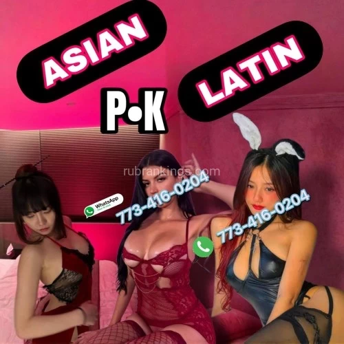 (773)416-0204 is asianand offers nuru massages, asian massage, bodyrubs in Chicago and available for incall on rubrankings Obedient Asian Mixing With Wild Passionate Latinos Generates Super Powerful "Chemical Reaction" For The Most Phenomenal Spectacular Experience.ASIAN: We Hate STEREOTYPE: “Asian Girls Only Refer To Chinese, Korean, Japanese, Malaysian Or Thai……” No way, very idiot!  We’re here to educate you more, that Asian babies can also be “South Asian” & “Indian Asian” & “Middle Eastern Asian” & “Religious Asian Breeds”. We heard it’s hard to find these types of babies in Chicago, but we get it done, we add “South Asian Group” & “Indian Asian Group” & “Middle Eastern Asian Group” & “Religious Asian Group” to our daily lineup.LATIN: Always Badly Looking For Pleasure Latino Babies But Hard To Find In Chicago? We’re such “Timely Rain” To Fill In The Gap! We’re So Considerable That We Care About Your Inner Desire! After Enormous Efforts, We Eventually Bring Up The Epic Work – Infused Latin Species With Our Signature Asian Breeds. All Our Latin Meat Are “Models”, “Influencers”, “Mistresses”, “Students” and “Business Elites” from All Latin Countries.To Keep Our Asian-Latino Dishes FRESHER OF FRESHEST, We Frequently Change Brand New Young “Prime Asian-Latino Cuts” Every Week!  Please Follow Us & Subscribe Our Channels To Be Kept Updates For All News & New Arrivals:•	Instagram ID: remixcolorblast •	WhatsApp Chatting Account: 773-416-0204 •	WhatsApp Channel: https://whatsapp.com/channel/0029VbAPupm4o7qIOZ2zWX33  Book It Through Phone @ 773-416-0204 any time between 10:00am and 1:00am Every-Day Available!  