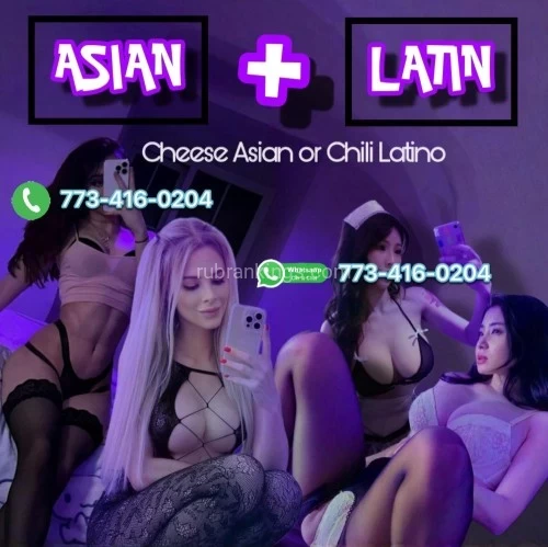 (773)416-0204 is asianand offers nuru massages, asian massage, bodyrubs in Chicago and available for incall on rubrankings Obedient Asian Mixing With Wild Passionate Latinos Generates Super Powerful "Chemical Reaction" For The Most Phenomenal Spectacular Experience.ASIAN: We Hate STEREOTYPE: “Asian Girls Only Refer To Chinese, Korean, Japanese, Malaysian Or Thai……” No way, very idiot!  We’re here to educate you more, that Asian babies can also be “South Asian” & “Indian Asian” & “Middle Eastern Asian” & “Religious Asian Breeds”. We heard it’s hard to find these types of babies in Chicago, but we get it done, we add “South Asian Group” & “Indian Asian Group” & “Middle Eastern Asian Group” & “Religious Asian Group” to our daily lineup.LATIN: Always Badly Looking For Pleasure Latino Babies But Hard To Find In Chicago? We’re such “Timely Rain” To Fill In The Gap! We’re So Considerable That We Care About Your Inner Desire! After Enormous Efforts, We Eventually Bring Up The Epic Work – Infused Latin Species With Our Signature Asian Breeds. All Our Latin Meat Are “Models”, “Influencers”, “Mistresses”, “Students” and “Business Elites” from All Latin Countries.To Keep Our Asian-Latino Dishes FRESHER OF FRESHEST, We Frequently Change Brand New Young “Prime Asian-Latino Cuts” Every Week!  Please Follow Us & Subscribe Our Channels To Be Kept Updates For All News & New Arrivals:•	Instagram ID: remixcolorblast •	WhatsApp Chatting Account: 773-416-0204 •	WhatsApp Channel: https://whatsapp.com/channel/0029VbAPupm4o7qIOZ2zWX33  Book It Through Phone @ 773-416-0204 any time between 10:00am and 1:00am Every-Day Available!  