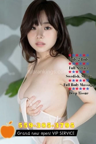Fresno BodyRubs Offered By (559)385-3795 | Bodyrubs (559)385-3795 is 0and offers nuru massages, asian massage, bodyrubs in Fresno and available for both on rubrankings <p>★❤GRAND OPENING! HOT asian girls❤★★
<p>♥ Brand New Luxurious Facility ♥
<p>♦ Great Stress Relief! ♦
<p>♦ Comfortable Private Rooms ♦
<p>♦ Skilled & Friendly Asian Masseuses ♦
<p>♦ Outstanding Courteous Service ♦
<p>♦ Immaculately Clean ♦
<p>
<p>♥ New and beautiful ladies waiting to pamper you with the best skills.
<p>♥ Beautiful Masseuses are highly trained in the art of pleasure and we know how to please even the most demanding man.
<p>♥ They will rub our young delicious bodies all over you as we massage you with the pleasure that will blow your mind.
<p>♥ Our girls know what you're looking for and we are here to give it to you.
<p>♥ They are the young beauties you've been searching for.
<p>♥ We're not clock watchers like the other places.
<p>♥ You won't be disappointed when you see us,that's a promise.
<p>♥ You'll be even happier with the wonderful service we offer.
<p>♥ stop by today and give us a try .
<p>♥ Open 9:30am - 10:00pm / 7day a week
<p>♥ $60/1hr, $40/30mins, Only cash
<p>♥ Free Parking
<p>♥ 1715 Minnewawa Ave, Clovis, CA 93612
<p>♥ ♥ ☎ (559) 385-3795 ☎
