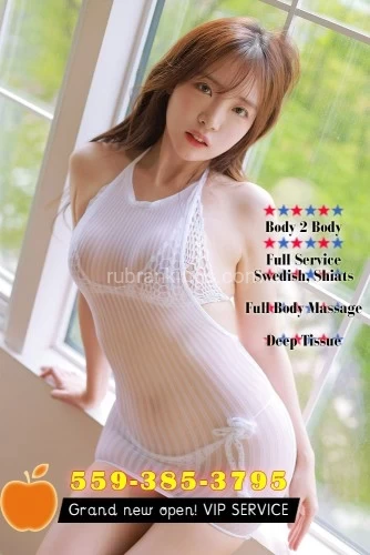 (559)385-3795 is 0and offers nuru massages, asian massage, bodyrubs in Fresno and available for both on rubrankings <p>★❤GRAND OPENING! HOT asian girls❤★★<p>♥ Brand New Luxurious Facility ♥<p>♦ Great Stress Relief! ♦<p>♦ Comfortable Private Rooms ♦<p>♦ Skilled & Friendly Asian Masseuses ♦<p>♦ Outstanding Courteous Service ♦<p>♦ Immaculately Clean ♦<p><p>♥ New and beautiful ladies waiting to pamper you with the best skills.<p>♥ Beautiful Masseuses are highly trained in the art of pleasure and we know how to please even the most demanding man.<p>♥ They will rub our young delicious bodies all over you as we massage you with the pleasure that will blow your mind. <p>♥ Our girls know what you're looking for and we are here to give it to you.<p>♥ They are the young beauties you've been searching for.<p>♥ We're not clock watchers like the other places. <p>♥ You won't be disappointed when you see us,that's a promise.<p>♥ You'll be even happier with the wonderful service we offer.<p>♥ stop by today and give us a try . <p>♥ Open 9:30am - 10:00pm / 7day a week<p>♥ $60/1hr, $40/30mins, Only cash<p>♥ Free Parking<p>♥ 1715 Minnewawa Ave, Clovis, CA 93612<p>♥ ♥ ☎ (559) 385-3795 ☎