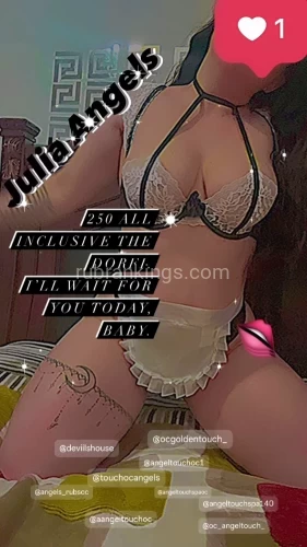 (657)600-5127 is Latinoand offers nuru massages, asian massage, bodyrubs in Orange and available for incall on rubrankings Had a long and stressful week or simply need some excitement? Cum enjoy a body rub “NURU” full body sensual massage by one of our beautiful therapists . You Won’t be disappointed ???⚡️???⚡️???⚡️???⚡️?⚡️??⚡️??⚡️⚡️We offer a first class facility with private rooms comfortable massage beds, sanitary towels sheets and clean shower. Wait no more ? call or text us now (657)600-5127 for the address ✨(near 57 and Chapman) to book your appointment. 10am-8pm⏰FOLLOW US on Instagram.com/aangeltouchoc to see who’s available daily.Door fee ???30min $5045min $6060min$70Cash only ? No ? Donations are separately discussed with your beautiful therapists in session ?????????❤️❤️❤️Walk-ins OKAY ? when we aren’t busy, appointments preferred ☎️???????Real photos ‼️‼️‼️‼️‼️‼️‼️‼️‼️‼️‼️