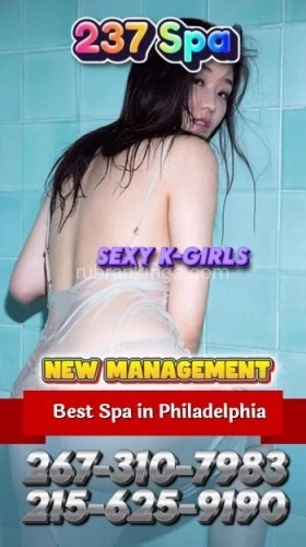Philadelphia BodyRubs Offered By (267)310-7983 | Bodyrubs (267)310-7983 is asianand offers nuru massages, asian massage, bodyrubs in Philadelphia and available for both on rubrankings ? Experience the Ultimate in Relaxation at 237 Spa ?
?️ Location: 237 N 12th St, Philadelphia, PA 19107
? Phone: 267-310-7983 || 215-625-9190
Gentlemen, it’s time to treat yourself to a premium spa experience. At 237 Spa, our expert female massage therapists are here to help you unwind and recharge. Whether you're looking for a deep tissue massage to ease tension or a relaxing aromatherapy session, our skilled team has you covered.
?♂️ Indulge in:
Soothing Swedish Massages ?
Intense Deep Tissue Treatments ?
Revitalizing Aromatherapy ?
Embrace the ultimate in relaxation and let our professionals take care of you. Book your escape today and discover why 237 Spa is Philadelphia’s premier destination for relaxation.
✨ Call us now to schedule your appointment! ✨
267-310-7983 || 215-625-9190
Experience relaxation redefined at 237 Spa – where your comfort is our priority.