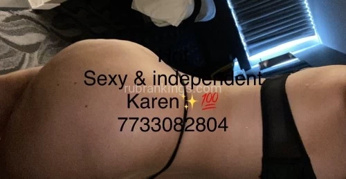 (773)308-2804 is Latinoand offers nuru massages, asian massage, bodyrubs in Chicago and available for both on rubrankings Gentlemen..what a pleasure ?Come to me to unwind and be taken to a whole new world with me Karen?I have been practicing tantra massage and kind years I have a beautiful pearl complexion and brown mesmerizing eyes that will seduce/captivate you and keep you coming back I’m very skilled with my hands and body my specialty it’s deep tissue,relieving all your build up tension.I have a healing and tantalizing touch that will take you on a journey to your highest climax.come see me and i will caress every part or you body and make your experience Amazing I’m also enjoy good conversation if you want to talk I’m beautiful inside and out and love to be of supportOutcalls Rosemont & River North ✨?In call’s available Don’t  Call BETTER  TEXT (many times can’t answer )*shower available *Independent provider *Recent Pictures ? .*warm healing oils *Sensual Touch *Hot towel compress and wipe down *lovely &clean space *Friendly & Professional ✨✨Open to Fetishized ?️✨?PLEASE BE A GENTLEMAN AND DON’T ASK For FSYou WILL BE BLOCKED No Need to Ask for Another Pictures ⚡️✨