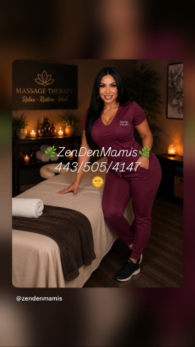 (443)505-4147 is Latinoand offers nuru massages, asian massage, bodyrubs in Baltimore and available for incall on rubrankings Relax and unwind with a Massage  now... Slow down..take a breather! 
🌞 30 minutes $80
🌞 1 hour $140
🌞1 hour half $200
🌞2 hours 300 
Any modality NO HIDDEN FEES this are TIP INCLUDED

Individual bodywork and energy balancing sessions. Professional touch, mindful body techniques, and relaxation that  helps release tension and restore inner resource.

Enjoy the convenience of our massage services, where we bring a professional table and high-quality oils that your skin will benefit from . Our service is a professional one in which the main focus is your healing and alignment.

Sessions are available daily from 8:00 AM to 10:PM by appointment only 
For bookings call or text 
☎️ 443 505 4147
ONLY CALL 
ONLY CALL 
WE DONT HAVE ACCESS TO TEXT YOU BACK 

Note : no inappropriate text or questions! We only provide a professional service have a nice day 😊🙏🏻