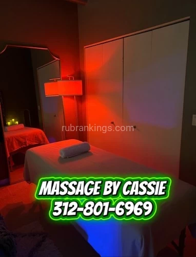 (312)801-6969 is otherand offers nuru massages, asian massage, bodyrubs in Chicago and available for incall on rubrankings Hi! My name is Cassie,

I have a private massage space in River North, Downtown Chicago. It’s warm, clean, inviting, and set up for you to unwind the moment you walk in. The energy is calm, cozy, and very personal, just me, my hands, and a peaceful atmosphere made for escape.

I’m the woman in the photos, and the studio you see is exactly where you’ll be. My sessions are slow, intuitive, and intentionally sensual. There’s nothing rushed or mechanical. I want you to feel cared for, comfortable, and completely at ease.

From the minute you arrive, my goal is to melt the tension out of your body and give you a genuine moment of relaxation and connection. I take pride in the experience I offer, and I want you to leave feeling lighter, calmer, and satisfied.

I am available daily, 10am to 8pm.

Add me on X to follow me for updates on services and photos plus more! 
X @massagebycassie

Starting massage rates;
30 minute massage $250
60 minute massage $350

Massage upgrades available
Private bathroom with shower and everything you need.
Booking your appointment is easy! 
Text me your preferred appointment time and how long (30/60). I’ll confirm our time and share location details. 
Located near Chicago ave and Larrabee st

More photos and spicy videos Onlyfans.com/hellomilaamira
