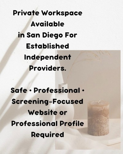 San diego BodyRubs Offered By (858)298-8828 | Bodyrubs (858)298-8828 is otherand offers nuru massages, asian massage, bodyrubs in San diego and available for incall on rubrankings ❤️ A Sacred Space for Independent Practitioners ❤️
A thoughtfully curated collective for women in Tantra, sensual bodywork, and intimacy-centered massage
We are welcoming independent practitioners into a beautifully curated, intimate space designed to support meaningful work, authentic connection, and a thriving community of like-minded women.
Nestled in a quiet corner of a small commercial property, our sanctuary offers a peaceful, discreet setting with a private bathroom and shower. Every detail has been thoughtfully considered to create an inviting atmosphere where practitioners can hold space for their clients with comfort, presence, and intention.
❤️ More Than a Shared Space
Our vision is to cultivate a collective of mature, grounded women who value collaboration, mutual support, and the integrity of their work. We seek practitioners who are thoughtful about client screening, respect shared boundaries, and genuinely care for the space and the women who work within it.
Whether through exchanging referrals, sharing knowledge, offering guidance, or simply looking out for one another, we believe in creating a community where everyone has something meaningful to contribute.
❤️ Flexibility & Independence
Each practitioner maintains her own business, clientele, and individual approach while enjoying:
- Flexible scheduling from 9 AM to 9 PM
- Individual access codes for independent entry
- A shared booking calendar
- A beautifully furnished, private setting
- Opportunities for networking, referrals, and collaboration
❤️ An Invitation to Connect
We welcome women whose practices are rooted in Tantra, conscious touch, sensual bodywork, and authentic intimacy, and who are seeking more than simply a place to see clients.
If you value independence while feeling drawn to a supportive, intentional community, we'd love to connect and explore whether our collective is the right fit.
❤️ Your practice. Our sanctuary. A shared community. ❤️
