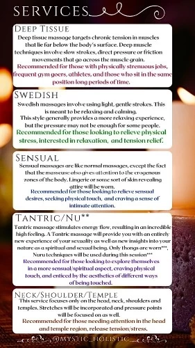 Greensboro BodyRubs Offered By (743)209-8815 | Bodyrubs (743)209-8815 is Blackand offers nuru massages, asian massage, bodyrubs in Greensboro and available for both on rubrankings Thank you for clicking my ad!
•Are you tired of disconnected experiences?
•Have you been working extremely hard and need a moment of serenity?
•Have you experienced a multitude of services and just felt like “Wow I still haven’t found what I’m looking for”?
•Would you like to try something new for the mind, body AND soul?
-Well Hi I’m Jah, I provide body rejuvenation services. My purpose is to help other’s release, heal and relax. I offer a number of services that you can see below. In order to book I will perform a light screening, I do NOT see every person and my goal is to create bonds and a great business relationship with you. I do allow walk ins but I prefer appointments. Walk ins are available first to my regulars and must be inquired 30-60 mins before desired time. I will not allow walk ins hours before time, you must make a deposit if you’d like to set up an appointment and have a specified space for only you. I do travel, but dependidistance, the travel fee does vary.
To ensure legitimacy of my business please follow me on
Instagram @Mysticholisticjah
TikTok @iamjahgoddess
Snapchat @jah_goddess7
Hope to see you soon,
Jah