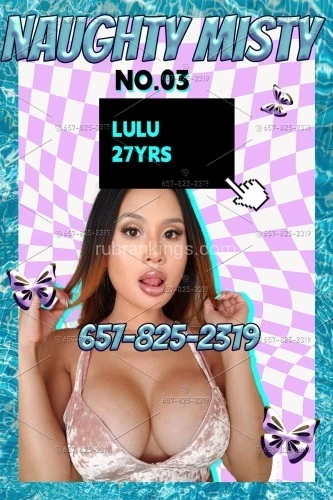 (657)825-2319 is asianand offers nuru massages, asian massage, bodyrubs in Washington and available for incall on rubrankings We have 3 girls this time.All are professional chick.Just remember,the girls are not old lady,all of them with nice ages,super A+ body shape.Every girl here is warm-hearted,kind,and with nice service attutide.

Girl 1:Lily，23yrs.Stand-on-hands-blow job,sounds exciting,right?HEAVY SITTING ON FACE.Thick fingers quickly thrust in and out, jet sweet nectar.Give me your white juice,it taste so sweet!Kneeling in front of you like a horny dog, quickly rubbing your dark pink cock to wake it up 

Girl 2:Kaya，25yrs.will use my warm mouth and towel clean your penis.Girl sits at your face, let your approach that mysterious place to taste sweet juice and explore alluring  no man's land Finger My Wet Pussy Until Orgasm.

Girl 3:Lulu，27yrs.I gonna taste your glans carefully.Each details of your penis will be taken care.Fancy mustache rides.I like the feeling of having a hard penis in my mouth and eat nuts. It's so fulfilling.

tel:657-825-2319